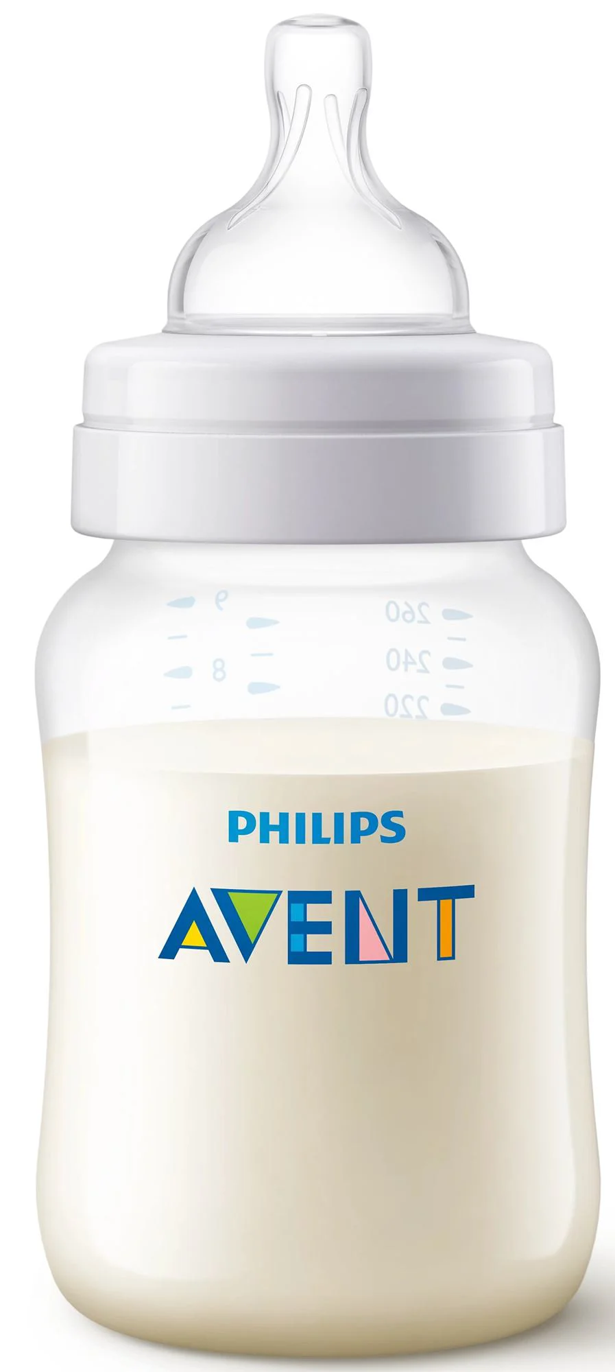 Biberon din plastic anti-colici Philips Avent (1+ luni), 260 ml foto