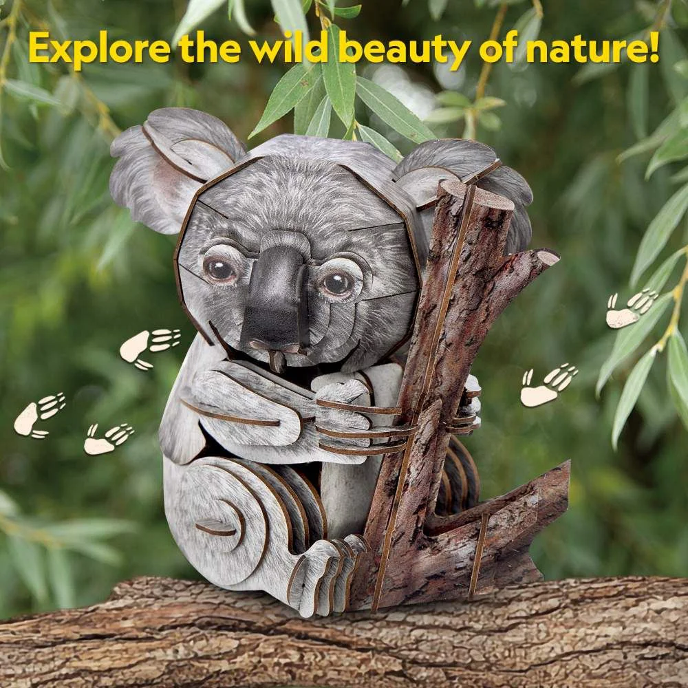 3D Puzzle CubicFun "Koala", 60 piese foto