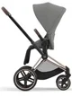 Set textil pentru carucior Cybex Priam Mirage Grey foto