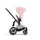 Set textil pentru carucior Cybex Priam Peach Pink foto