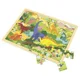 Puzzle din lemn Viga Toys Dinozauri, 48 el. foto