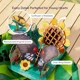 Puzzle 3D din lemn Mideer Butterfly, 63 el. foto
