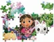 Puzzle 4 in 1 Clementoni Gabby's Dollhouse Edukit foto