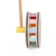 Jucarie de impins din lemn Classic World Rainbow Roll foto