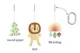 Дуга с подвесными игрушками Tooky Toy Baby Gym foto
