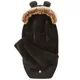 Husa de iarna pentru carucior Premaman Double Sherpa Black foto