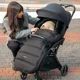 Husa de iarna pentru carucior KikkaBoo Urban Black foto