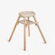 Стульчик для кормления 6 в 1 KikkaBoo Woody Beige foto
