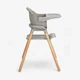 Стульчик для кормления 6 в 1 KikkaBoo Woody Grey foto