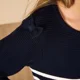 Orchestra Вязаное платье с длинными рукавами Navy Blue foto
