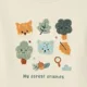 Orchestra Bluza cu maneca lunga My Forest Friends Ecru foto