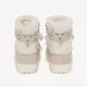 Saxo Blues Botine de iarna cu blanita Beige Sheep foto