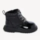 Saxo Blues Botine lacuite cu paiete Black foto