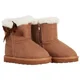 Saxo Blues Cizme cu efect de piele intoarsa cu blanita Faux Camel foto