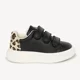 Saxo Blues Ghete cu efect de piele cu 3 benzi cu scai Black Leopard foto