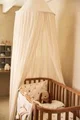 Baldachin Jollein Cosy Check Sand, 245 cm foto