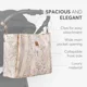 Geanta pentru mame KikkaBoo Florence Secret Garden Beige foto