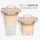Geanta pentru mame KikkaBoo Florence Secret Garden Beige foto