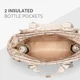 Geanta pentru mame KikkaBoo Florence Secret Garden Beige foto