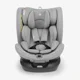 Вращающееся автокресло с изофиксом KikkaBoo i-Roll Light Grey, 40-150 см foto