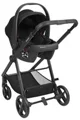Carucior 3 in 1 KikkaBoo Mia Black foto