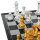 Joc de masa Board Games Sah magnetic cu piese aurii si argintii foto