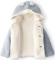 Carter's Cardigan captusit cu sherpa si gluga Blue Solid foto