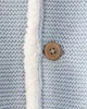 Carter's Cardigan captusit cu sherpa si gluga Blue Solid foto
