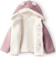 Carter's Cardigan captusit cu sherpa si gluga Pink Solid foto