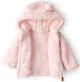 Carter's Cardigan captusit cu sherpa si gluga Pink Solid foto