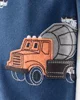 Carter's Pijama din bumbac Blue Construction foto