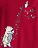 Carter's Bluza cu maneca lunga Red Polar Bear foto