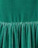 Carter's Rochita din catifea cu maneca scurta Christmas Green foto