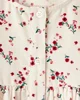 Carter's Хлопковое платье с длинными рукавами Christmas Ivory Floral foto