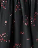 Carter's Платье с короткими рукавами Chiffon Black Floral foto