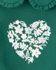 Carter's Свитшот Christmas Green Bow foto