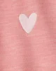 Carter's Хлопковый кардиган на пуговицах Terry Pink Heart foto