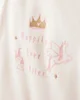 Carter's Комплект 3 в 1 Pink Unicorn - 2 боди с длинными рукавами и штаны foto