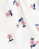 Carter's Комплект 3 в 1 Ivory Flora - толстовка с капюшоном, боди с длинными рукавами и штаны foto