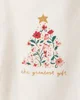 Carter's Комплект 3 в 1 Christmas Floral - пижама, боди с длинными рукавами и штаны foto