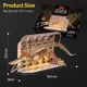 3D Пазл Cubic Fun Музей Естественных Наук: Синий Кит с LED-подсветкой, 222 дет. foto