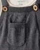Carter's Платье-сарафан с боди из хлопка Gray Bow foto