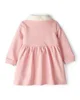 Carter's Rochita din bumbac cu maneca lunga Pink Varsity foto