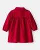Carter's Бархатное платье с длинными рукавами Red Solid Corduroy foto