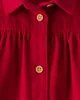 Carter's Бархатное платье с длинными рукавами Red Solid Corduroy foto