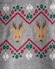 Carter's Комбинезон Christmas Gray Reindeer Sweater foto