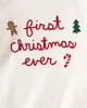 Carter's Set 2 piese My 1st Christmas - body si pantaloni foto