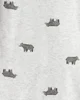 Carter’s Комплект 3 в 1 Ivory Sherpa Bear - жилет с капюшоном, штаны и боди foto