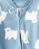 Carter's Пижама из микрофлиса с пинетками Polar Bear foto