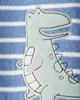 Carter's Pijama din microfleece Blue Stripe Dino foto